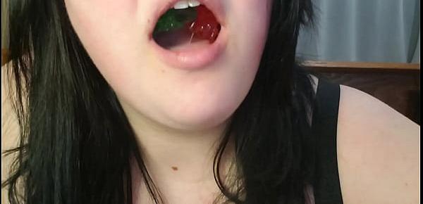  Willow blank dives into vore fetish and taunts her food